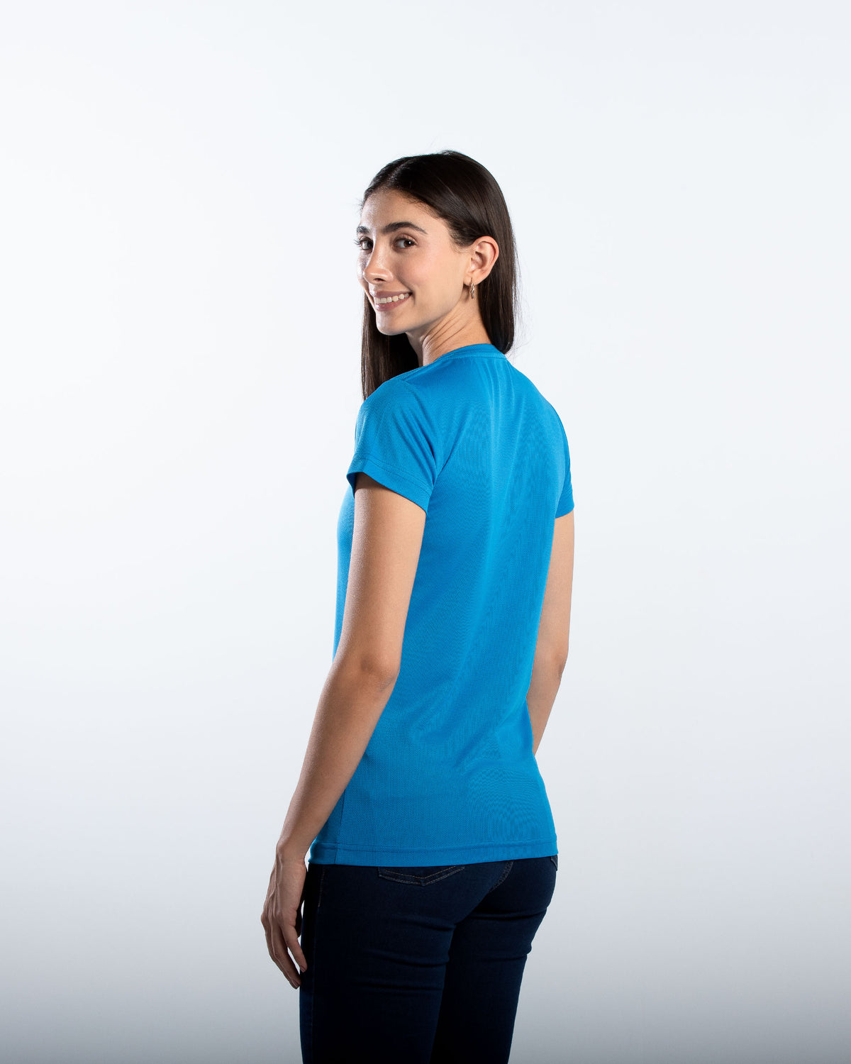 Playera Cuello Redondo Mujer Manga Corta Crew