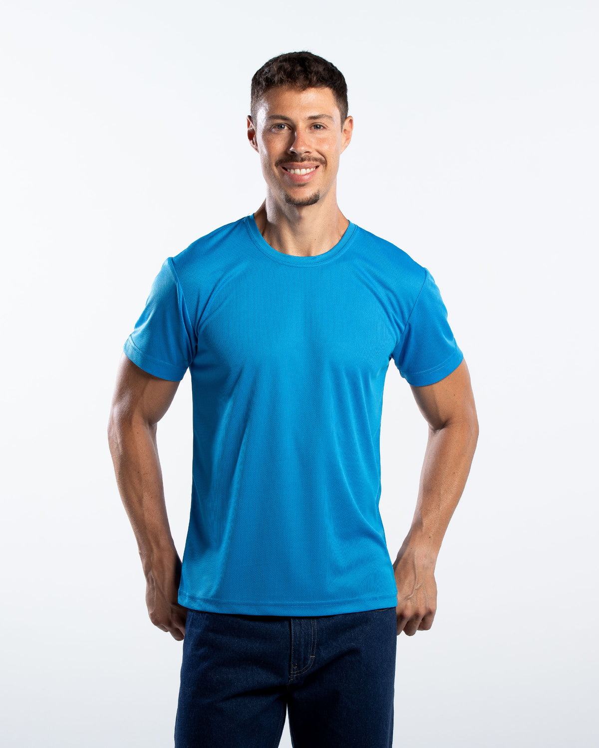 Playera Cuello Redondo Hombre Manga Corta Crew