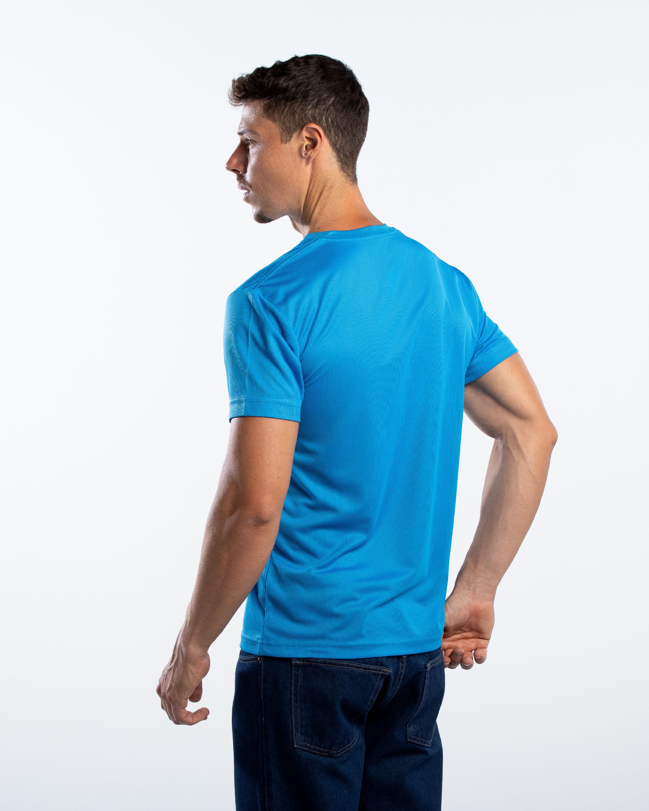 Playera Cuello Redondo Hombre Manga Corta Crew