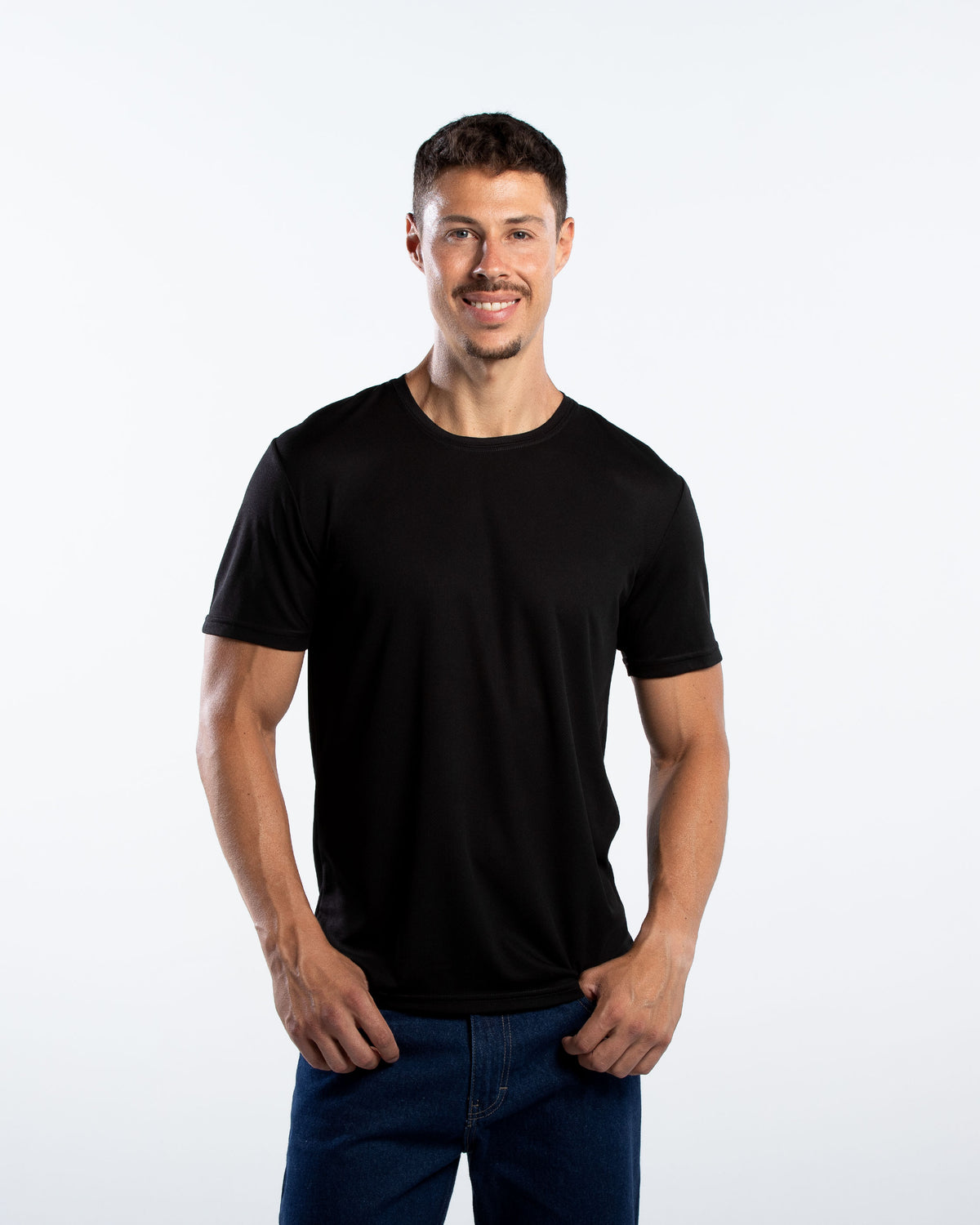 Playera Cuello Redondo Hombre Manga Corta Crew