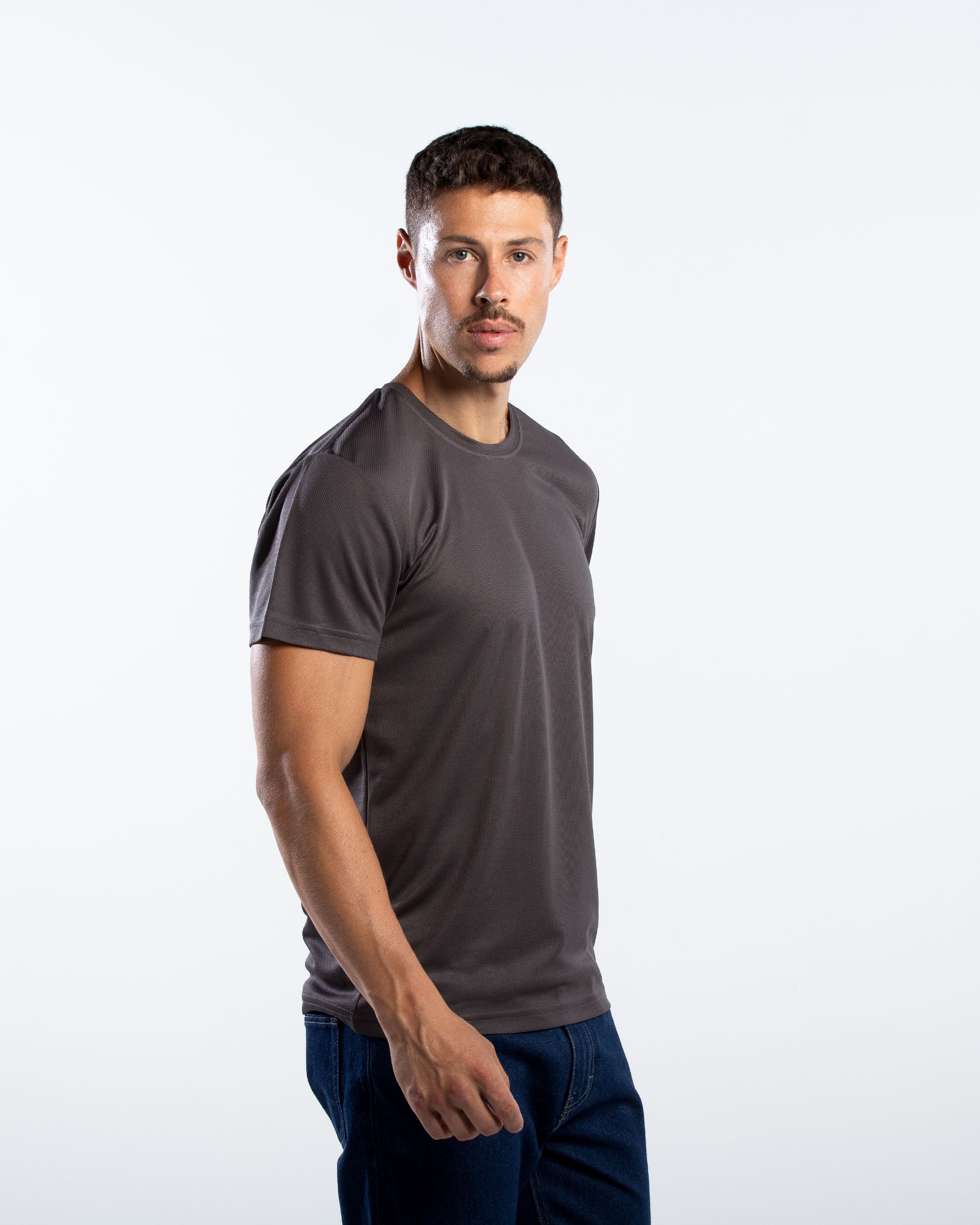 Playera Cuello Redondo Hombre Manga Corta Crew