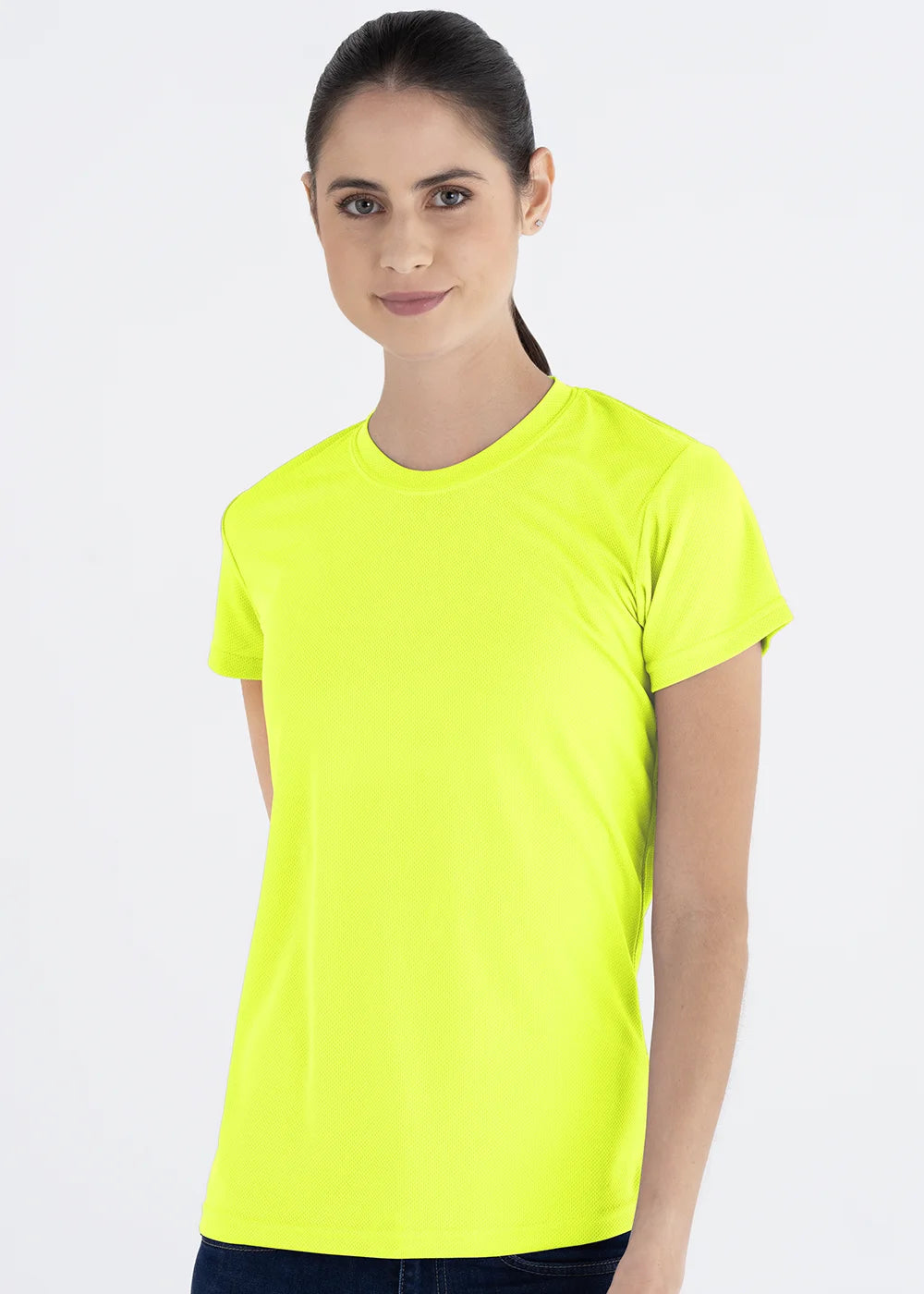 Playera Cuello Redondo Mujer Manga Corta Crew