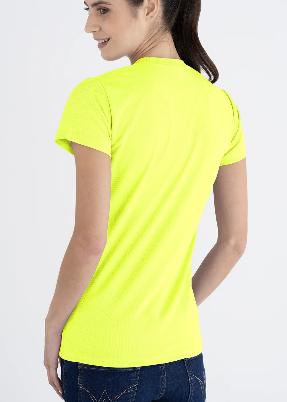Playera Cuello Redondo Mujer Manga Corta Crew