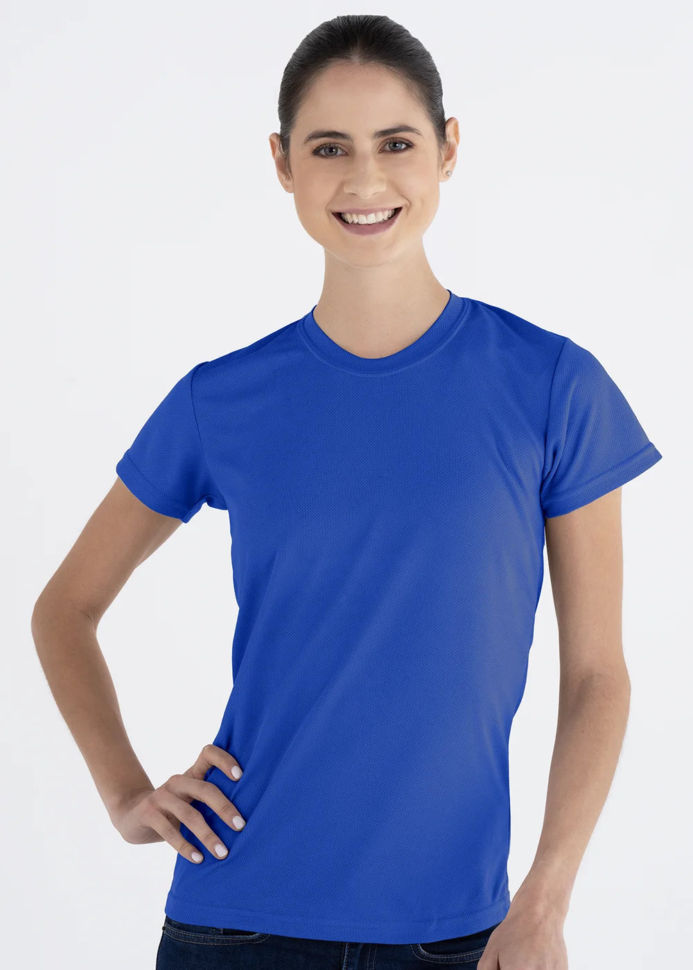 Playera Cuello Redondo Mujer Manga Corta Crew