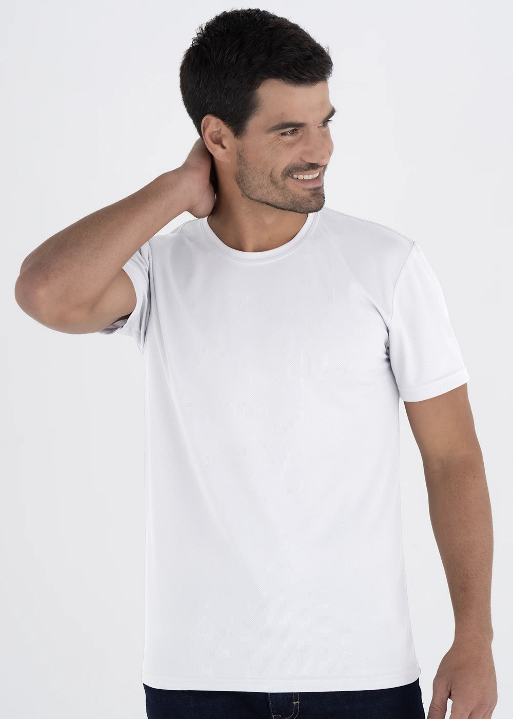Playera Cuello Redondo Hombre Manga Corta Crew