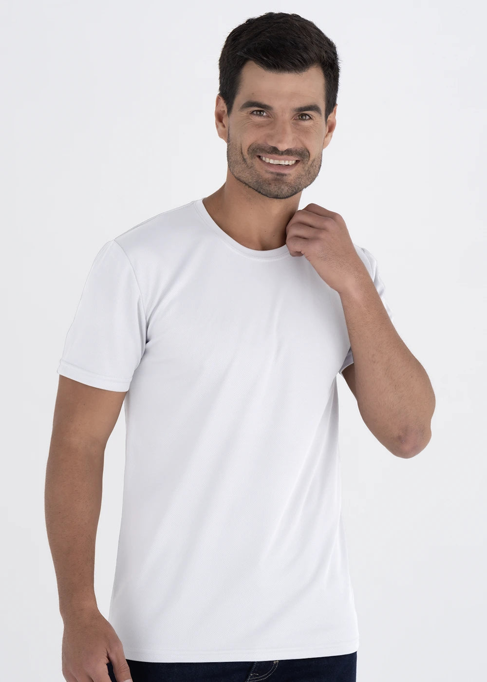Playera Cuello Redondo Hombre Manga Corta Crew