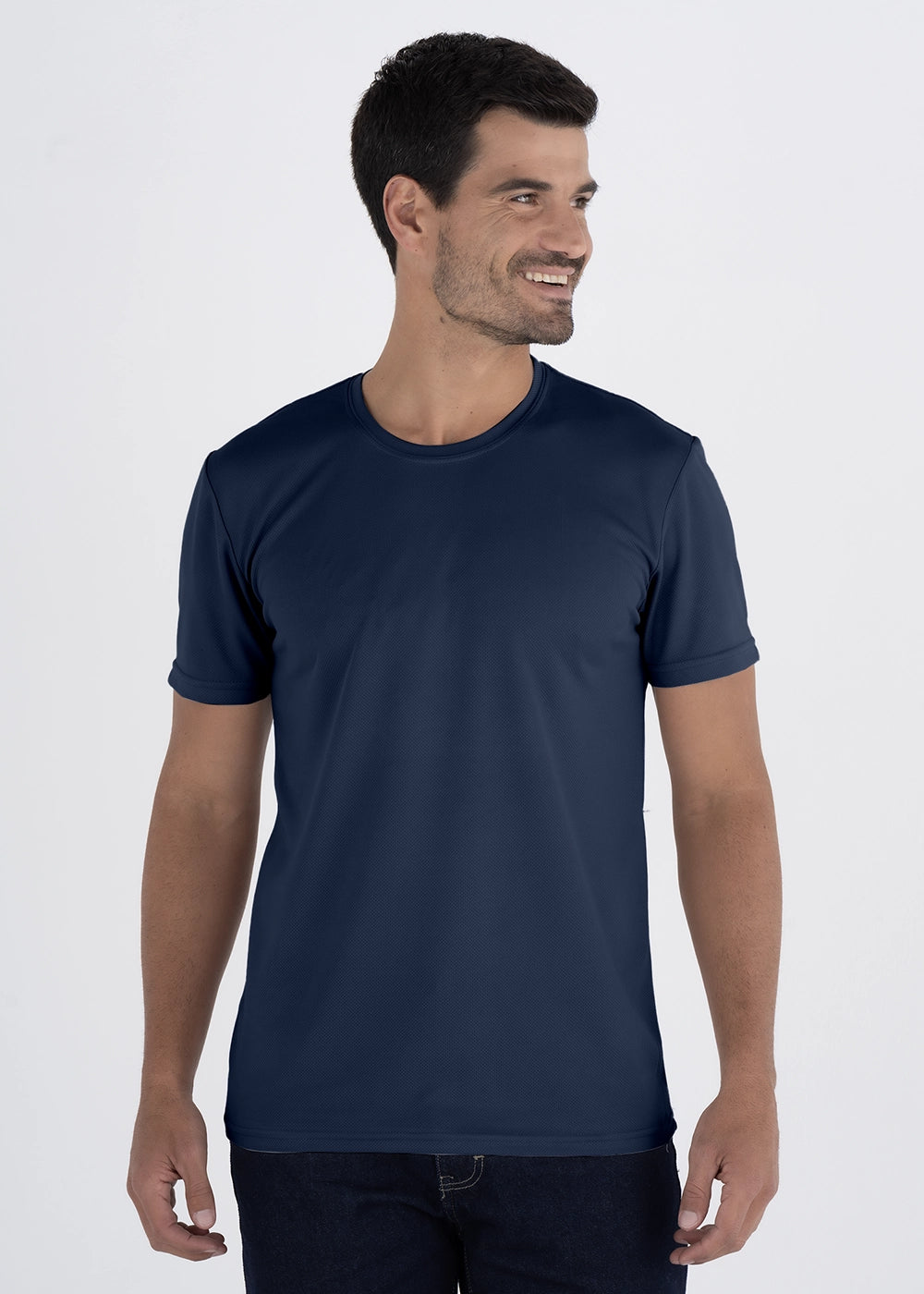 Playera Cuello Redondo Hombre Manga Corta Crew