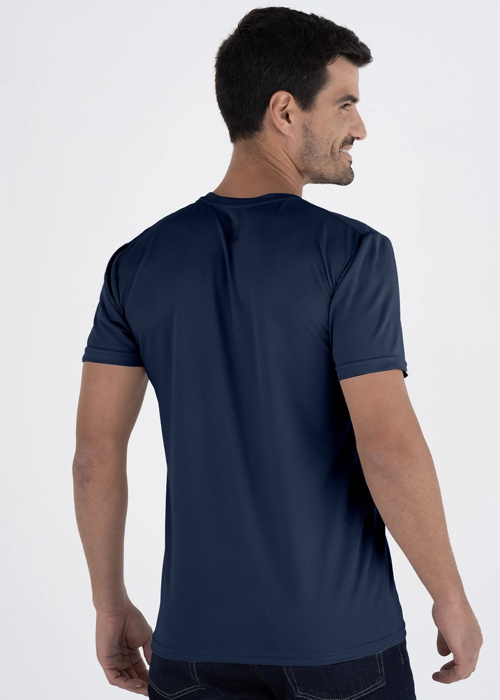 Playera Cuello Redondo Hombre Manga Corta Crew
