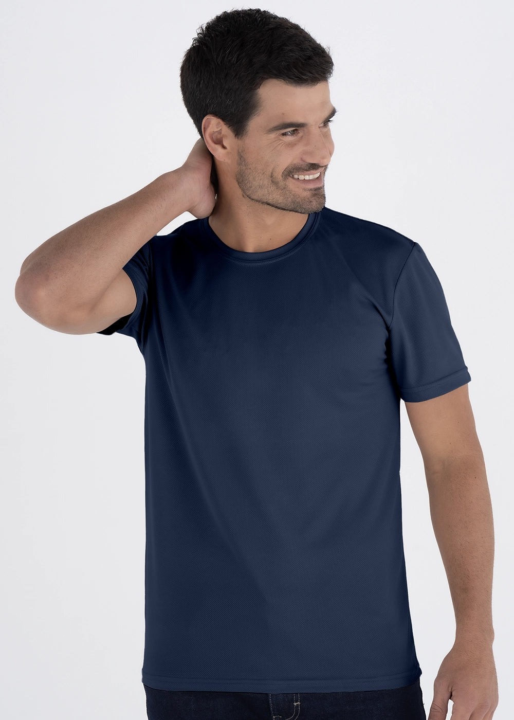 Playera Cuello Redondo Hombre Manga Corta Crew