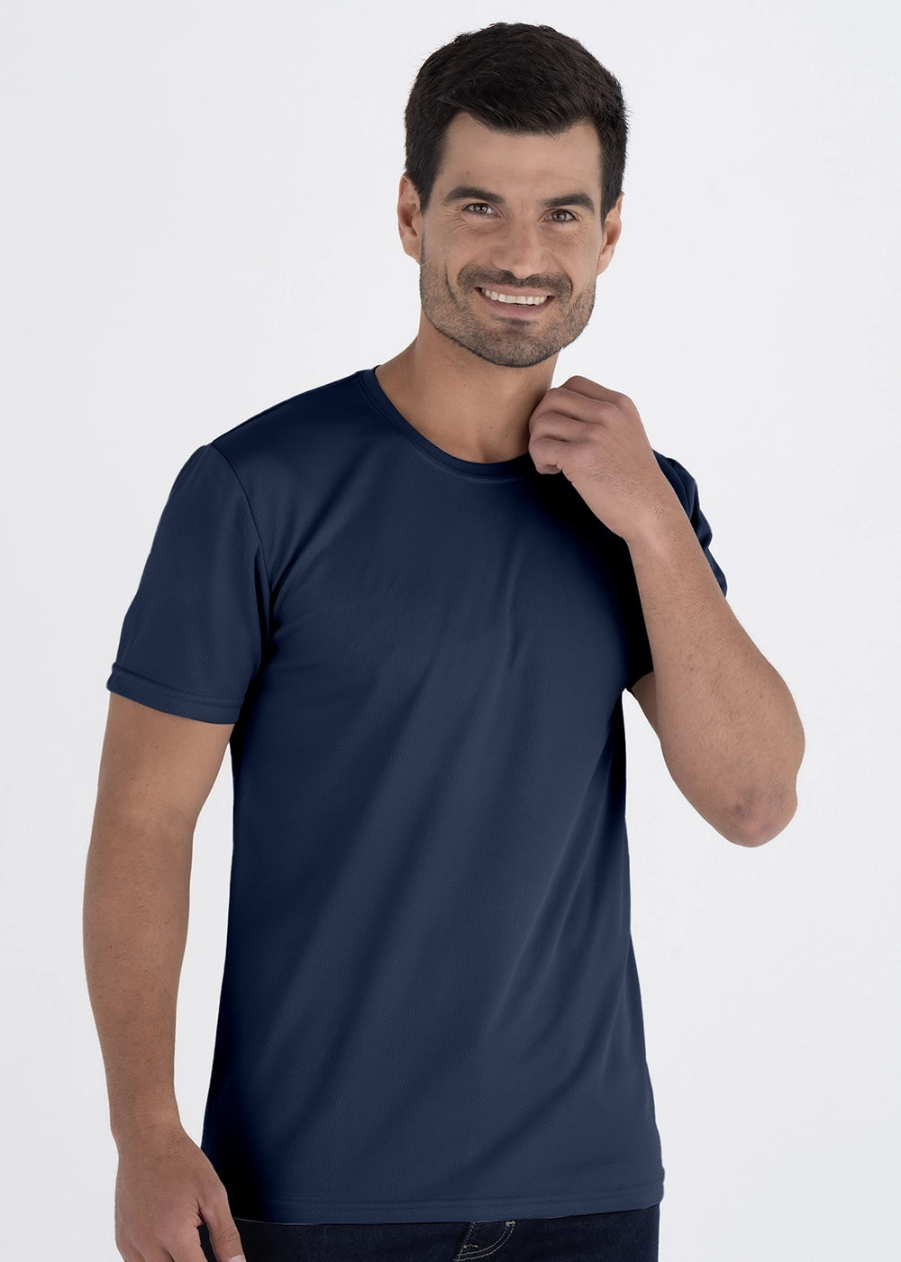 Playera Cuello Redondo Hombre Manga Corta Crew