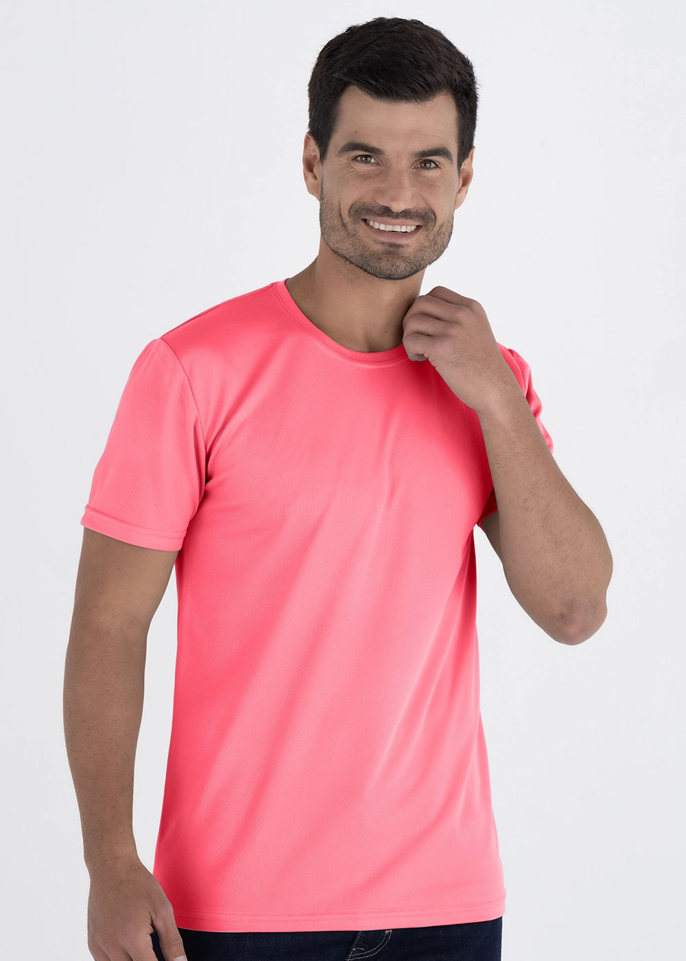 Playera Cuello Redondo Hombre Manga Corta Crew