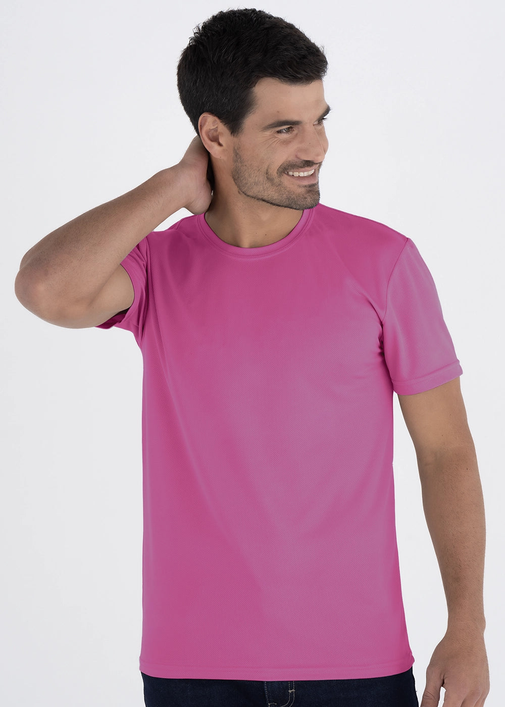 Playera Cuello Redondo Hombre Manga Corta Crew