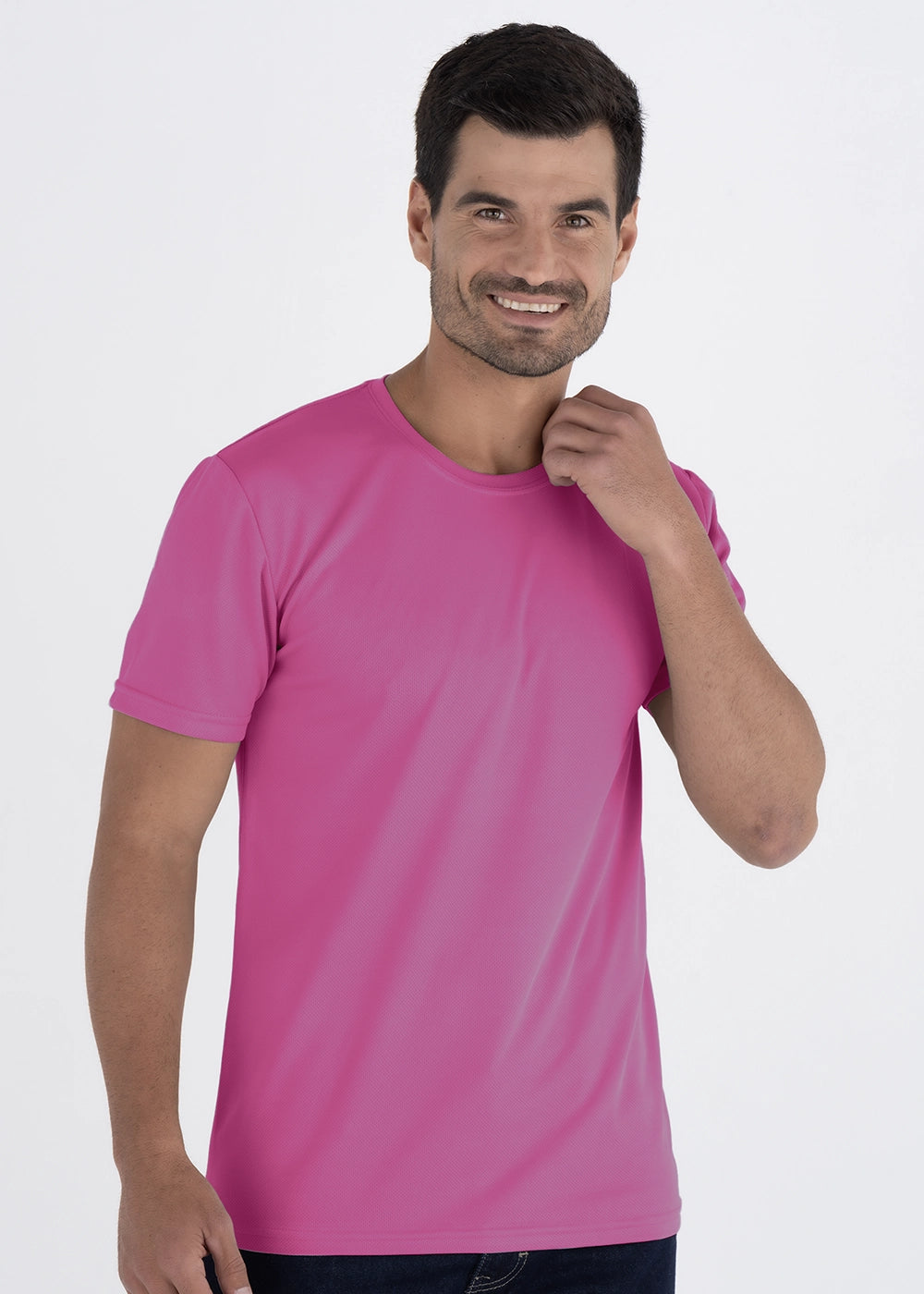 Playera Cuello Redondo Hombre Manga Corta Crew