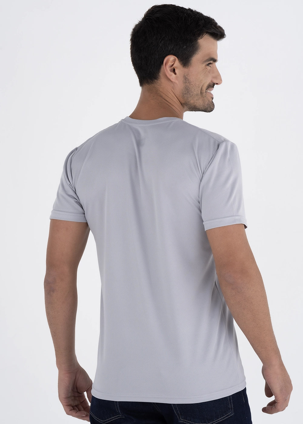 Playera Cuello Redondo Hombre Manga Corta Crew