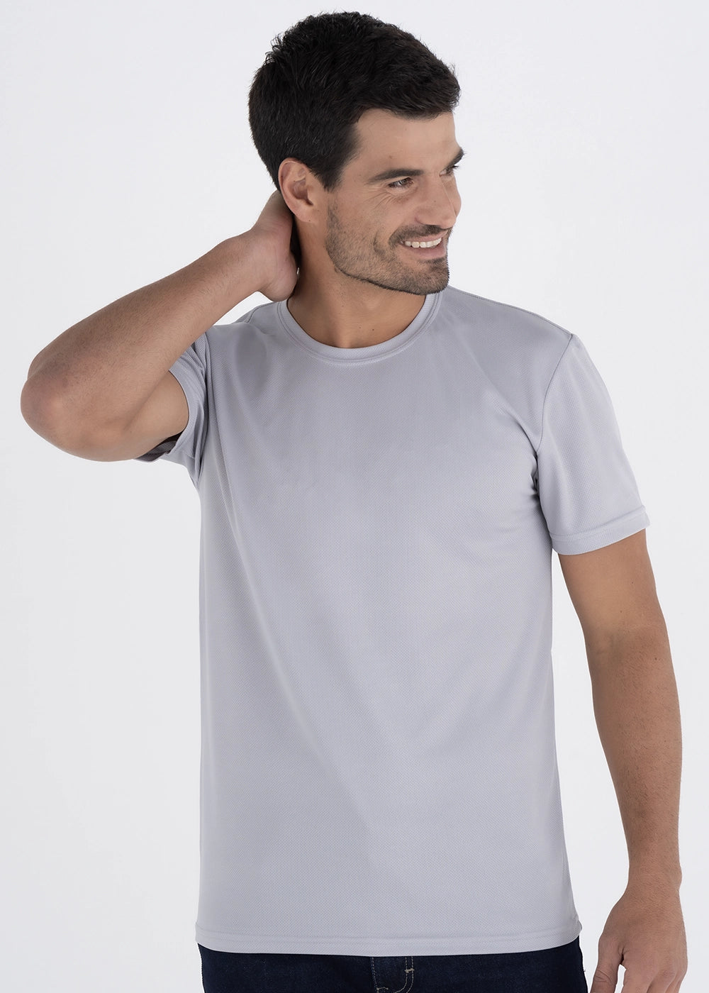 Playera Cuello Redondo Hombre Manga Corta Crew