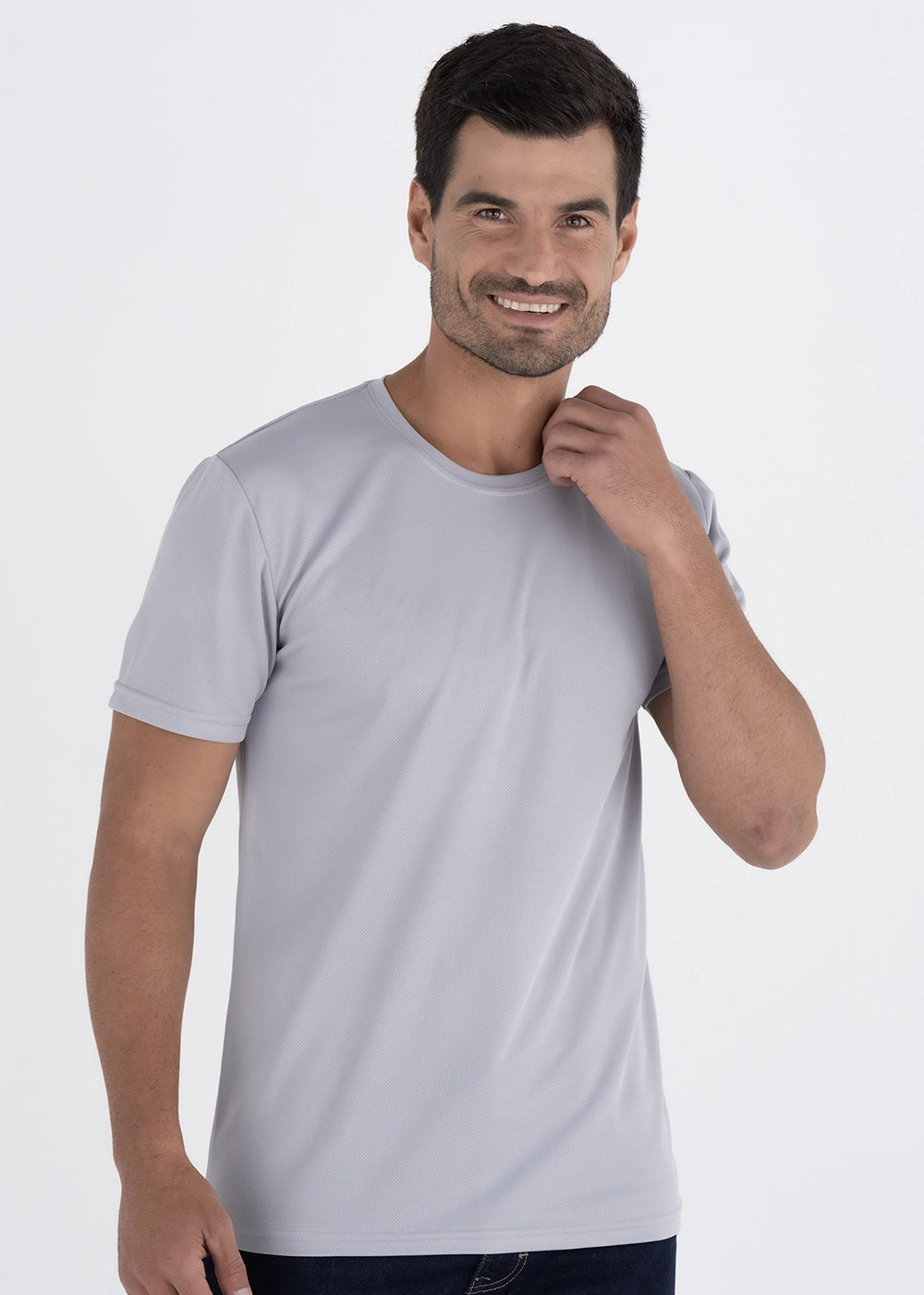 Playera Cuello Redondo Hombre Manga Corta Crew