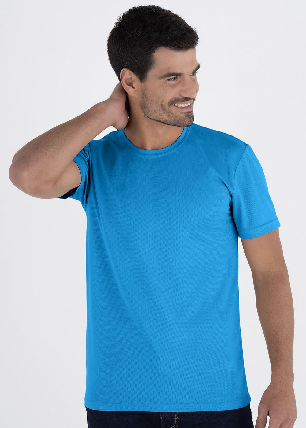 Playera Cuello Redondo Hombre Manga Corta Crew