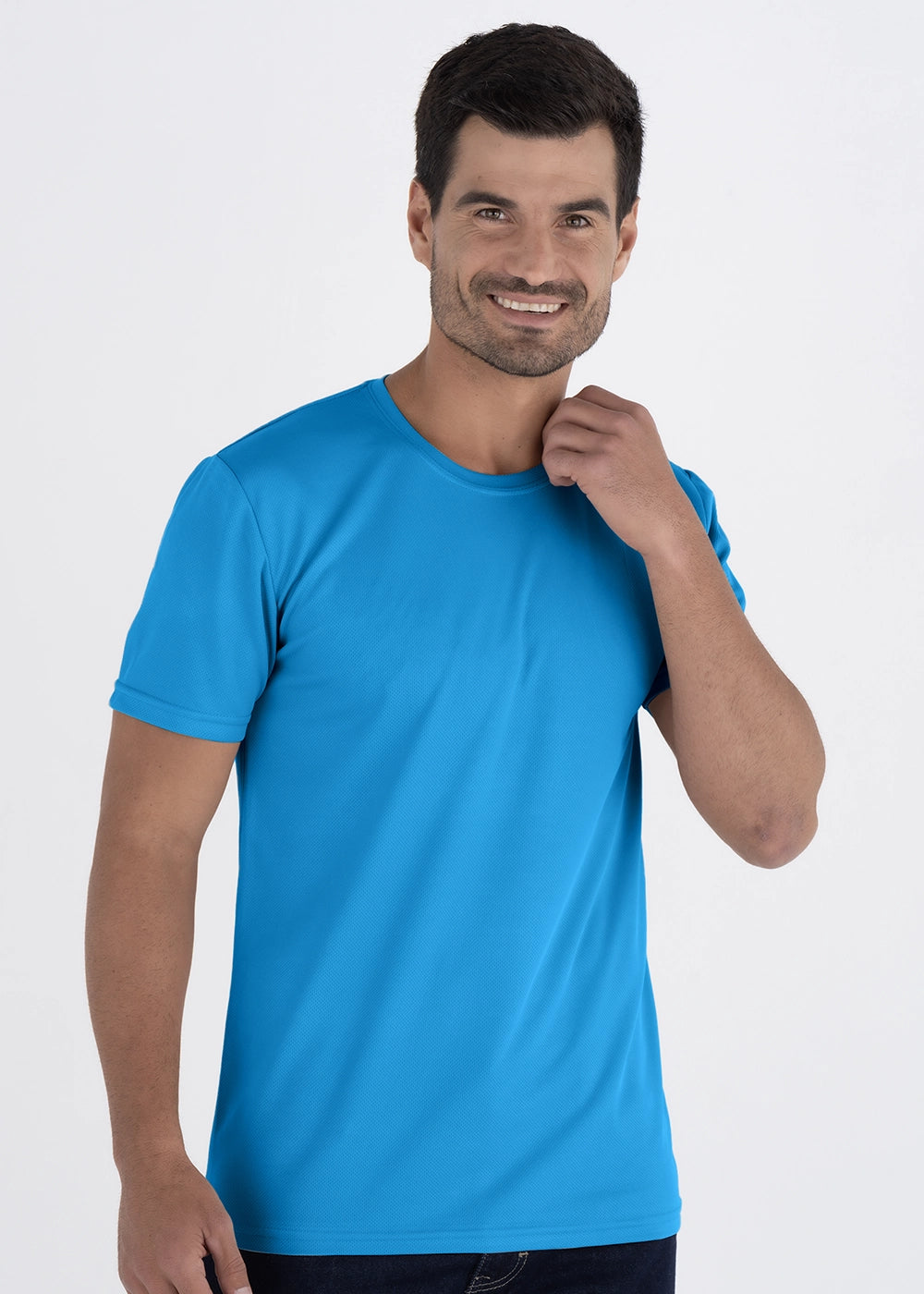 Playera Cuello Redondo Hombre Manga Corta Crew