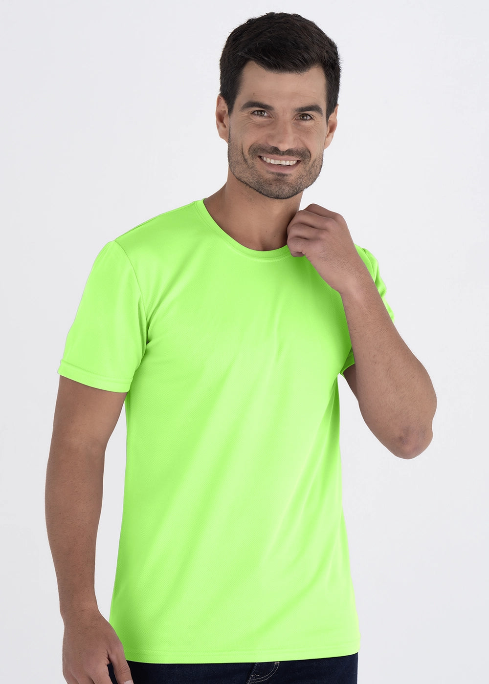 Playera Cuello Redondo Hombre Manga Corta Crew