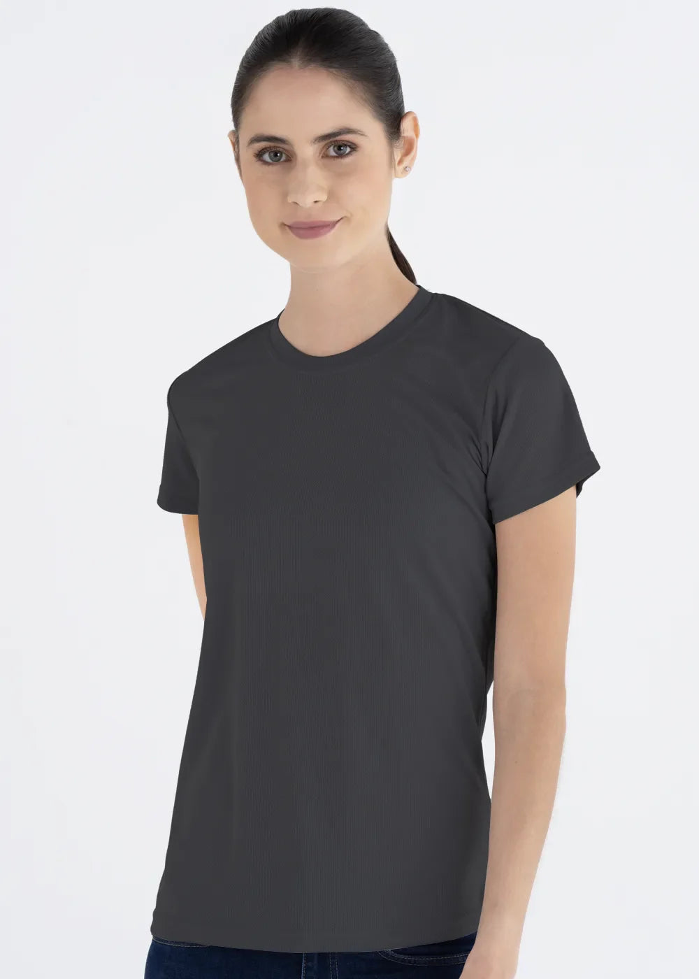 10 Playeras Cuello Redondo Mujer Manga Corta Crew