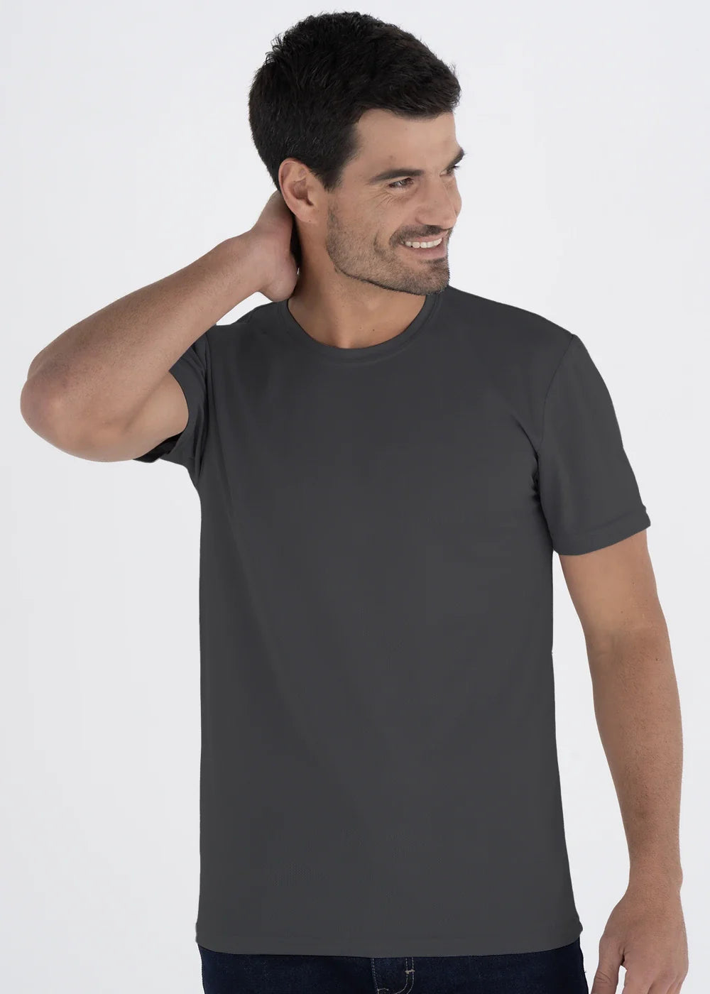 10 Playeras Cuello Redondo Hombre Manga Corta Crew