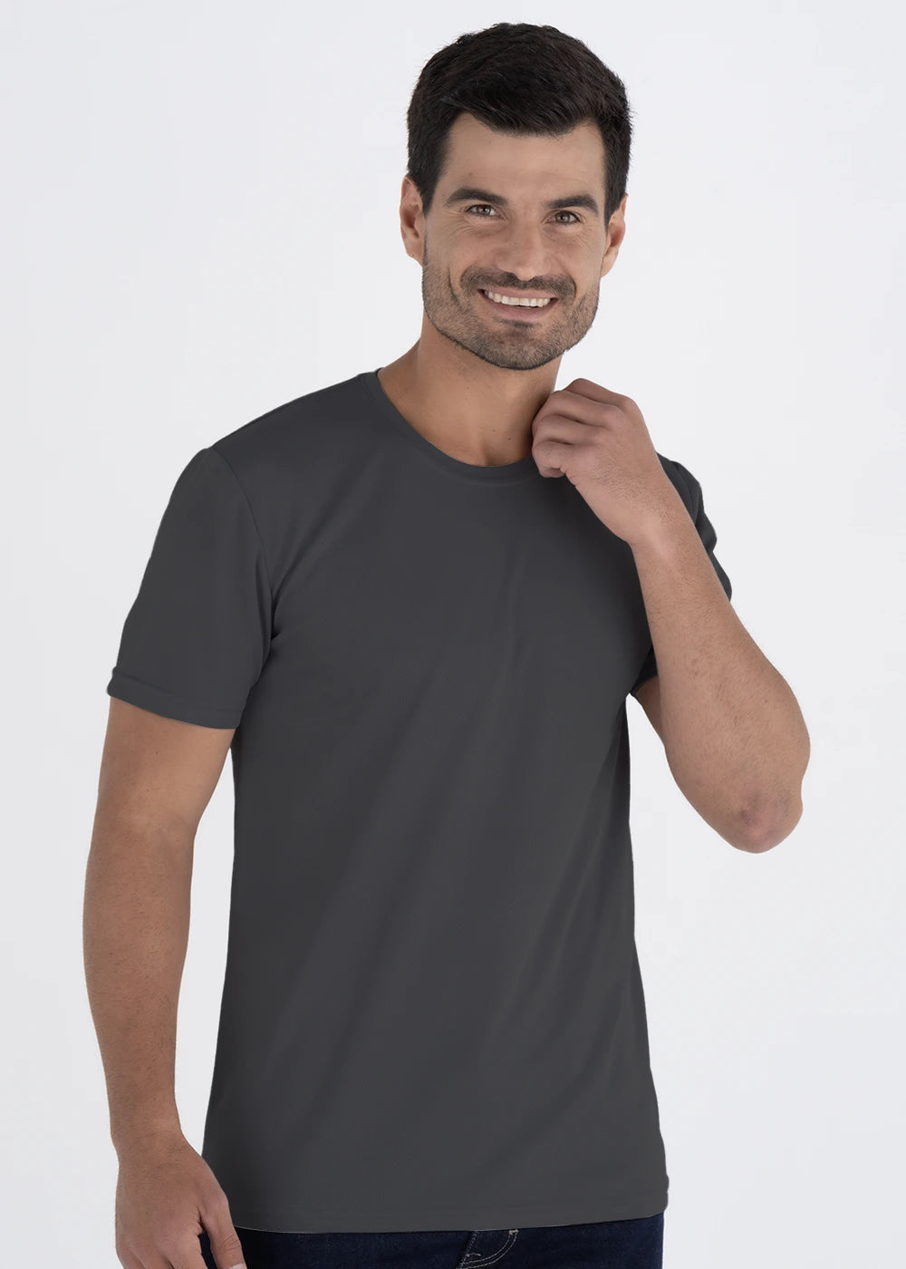 Playera Cuello Redondo Hombre Manga Corta Crew