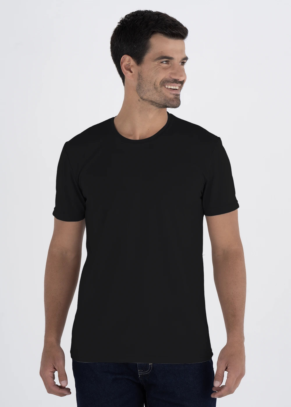 Playera Cuello Redondo Hombre Manga Corta Crew