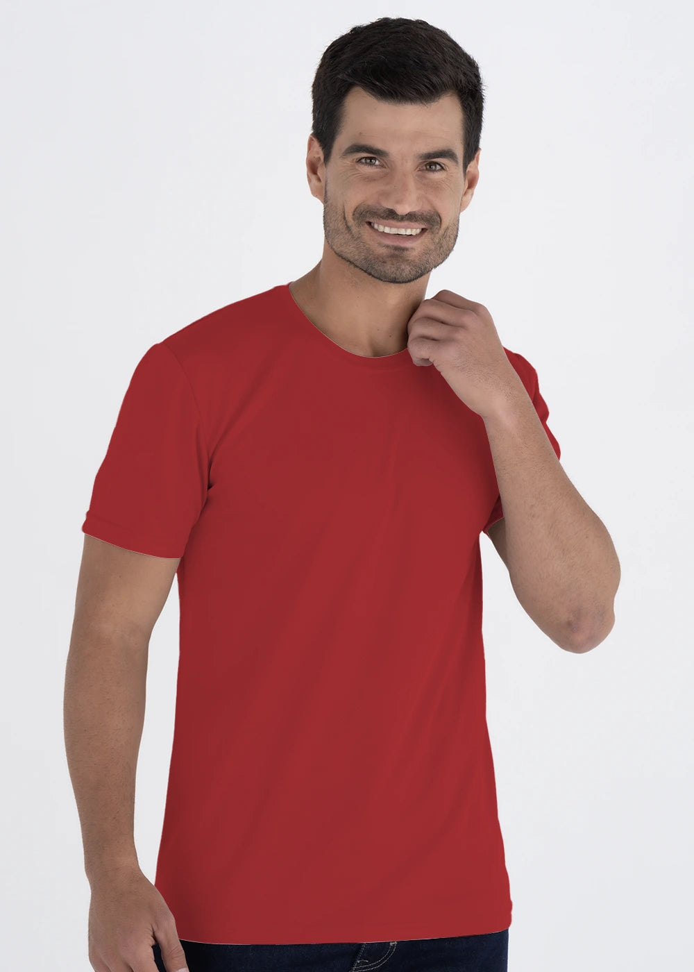 Playera Cuello Redondo Hombre Manga Corta Crew
