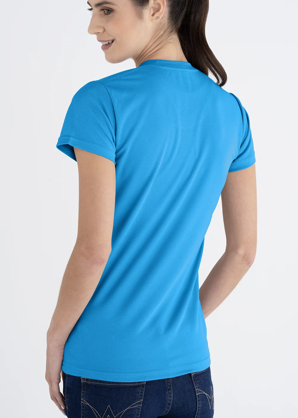 Playera Cuello Redondo Mujer Manga Corta Crew