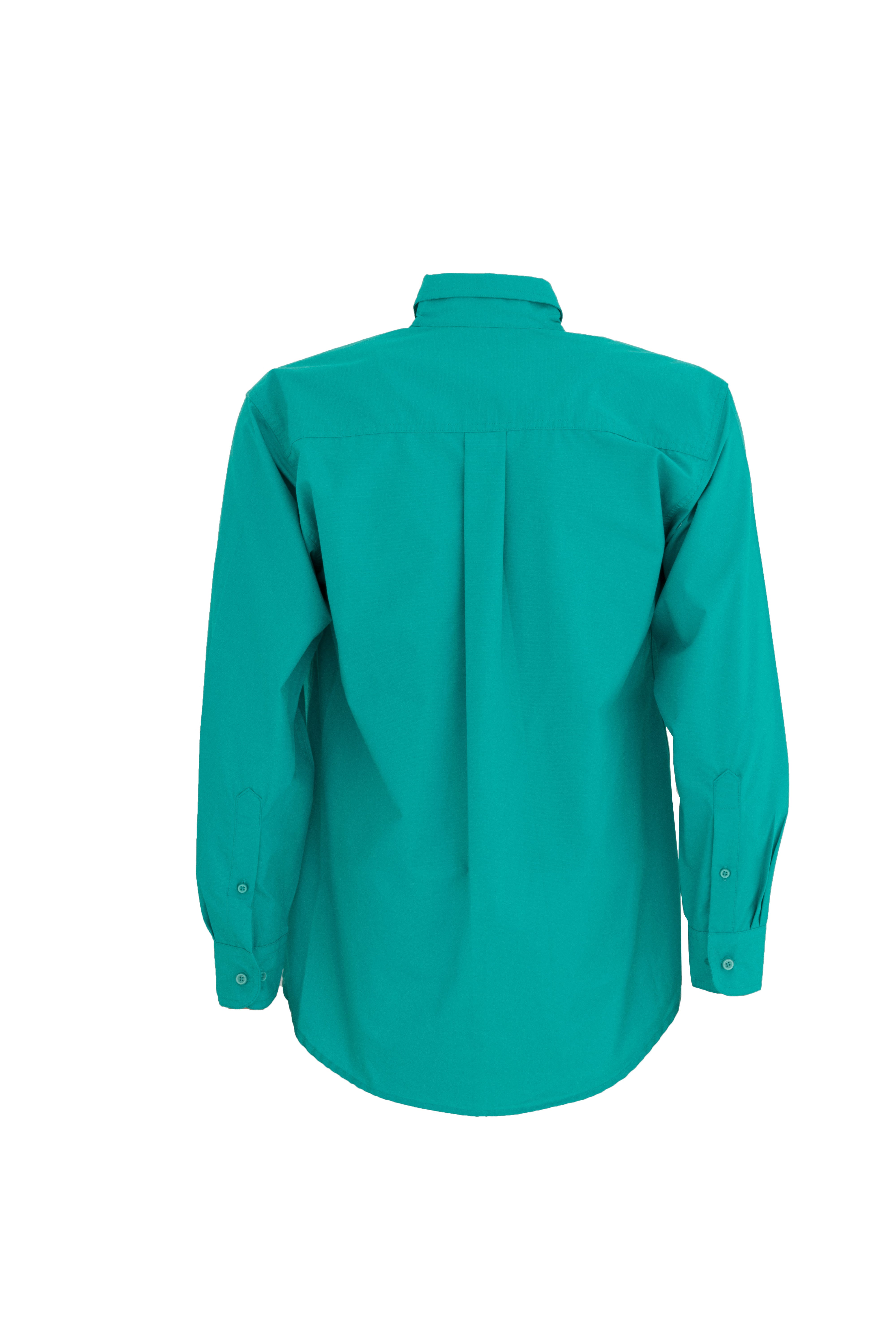 CAMISA DUBLIN VERDE AQUA MANGA LARGA