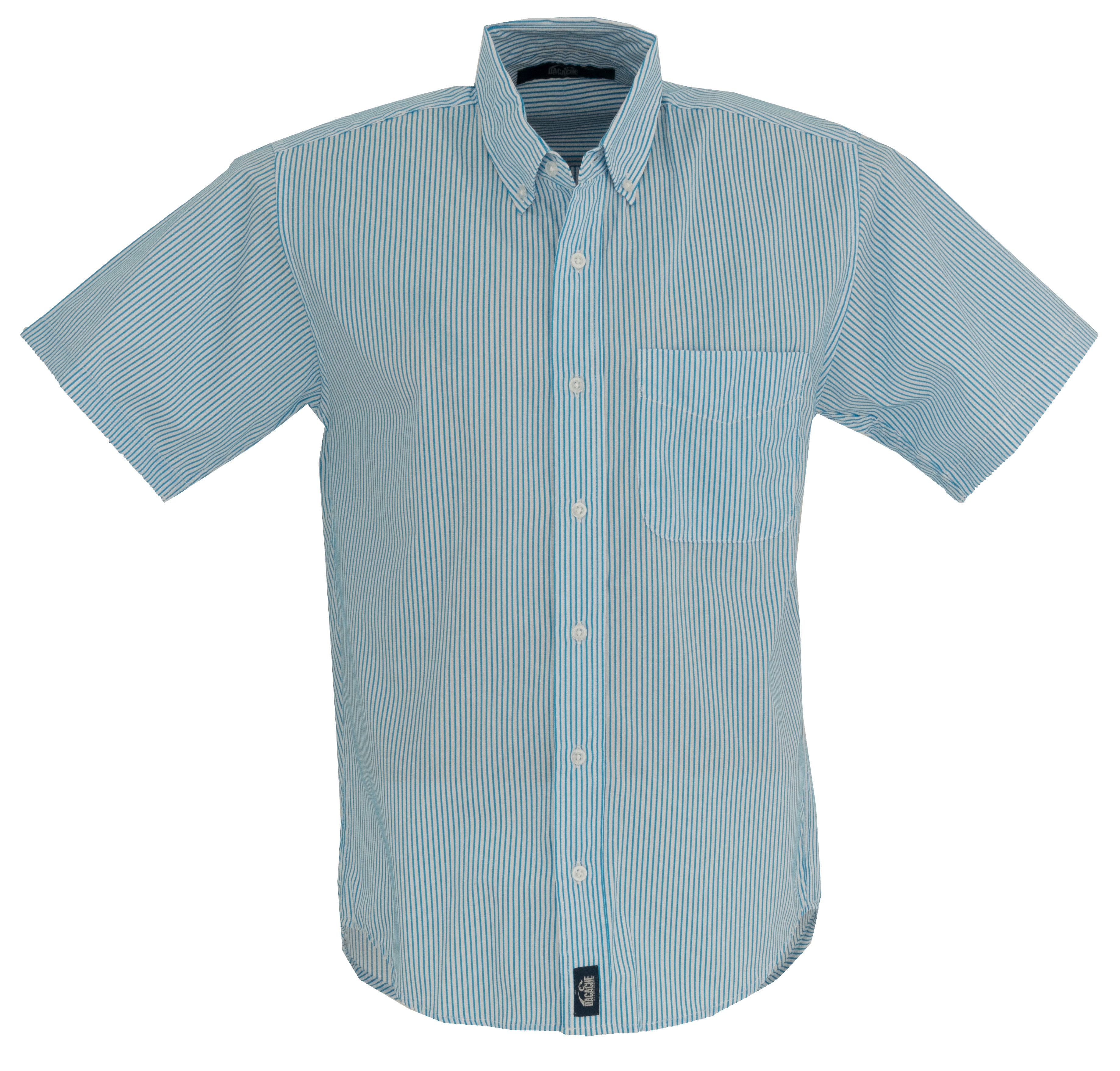 CAMISA MILAN TURQUESA MANGA CORTA