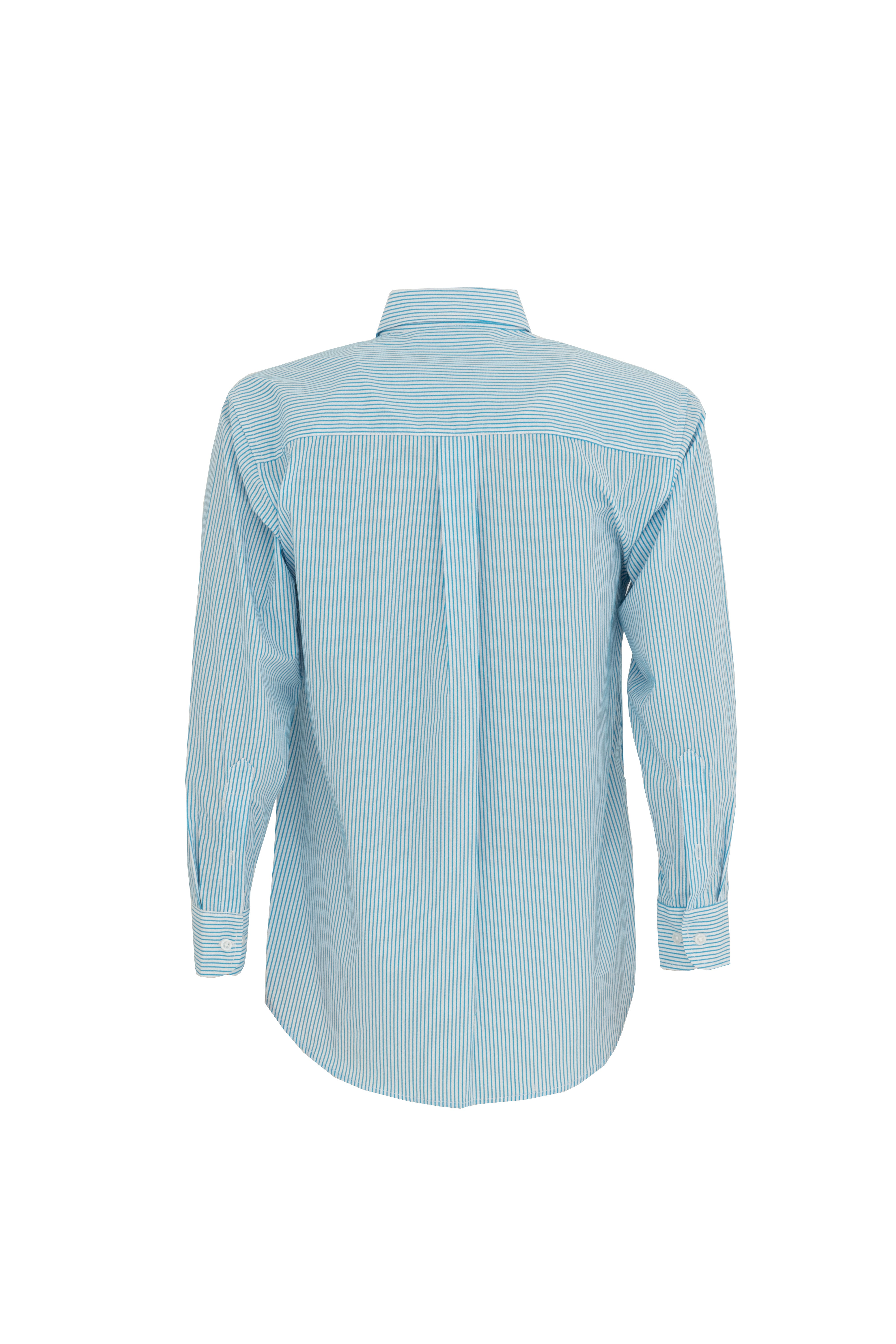 CAMISA MILAN TURQUESA MANGA LARGA