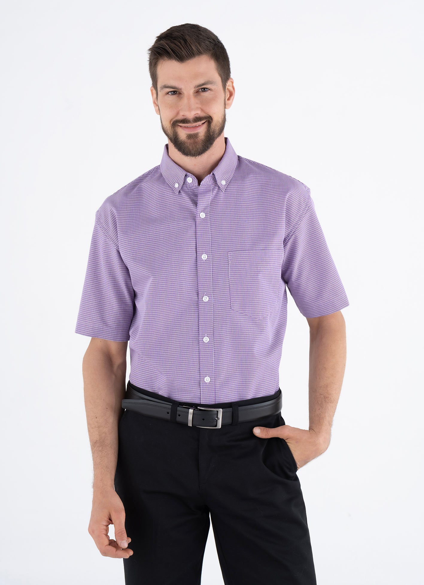 Camisa Hombre Manga Corta Dover