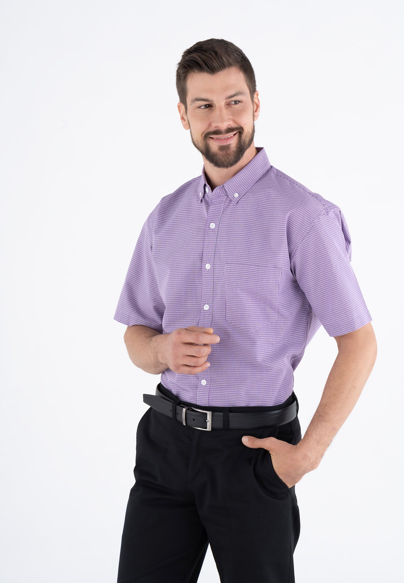 Camisa Hombre Manga Corta Dover