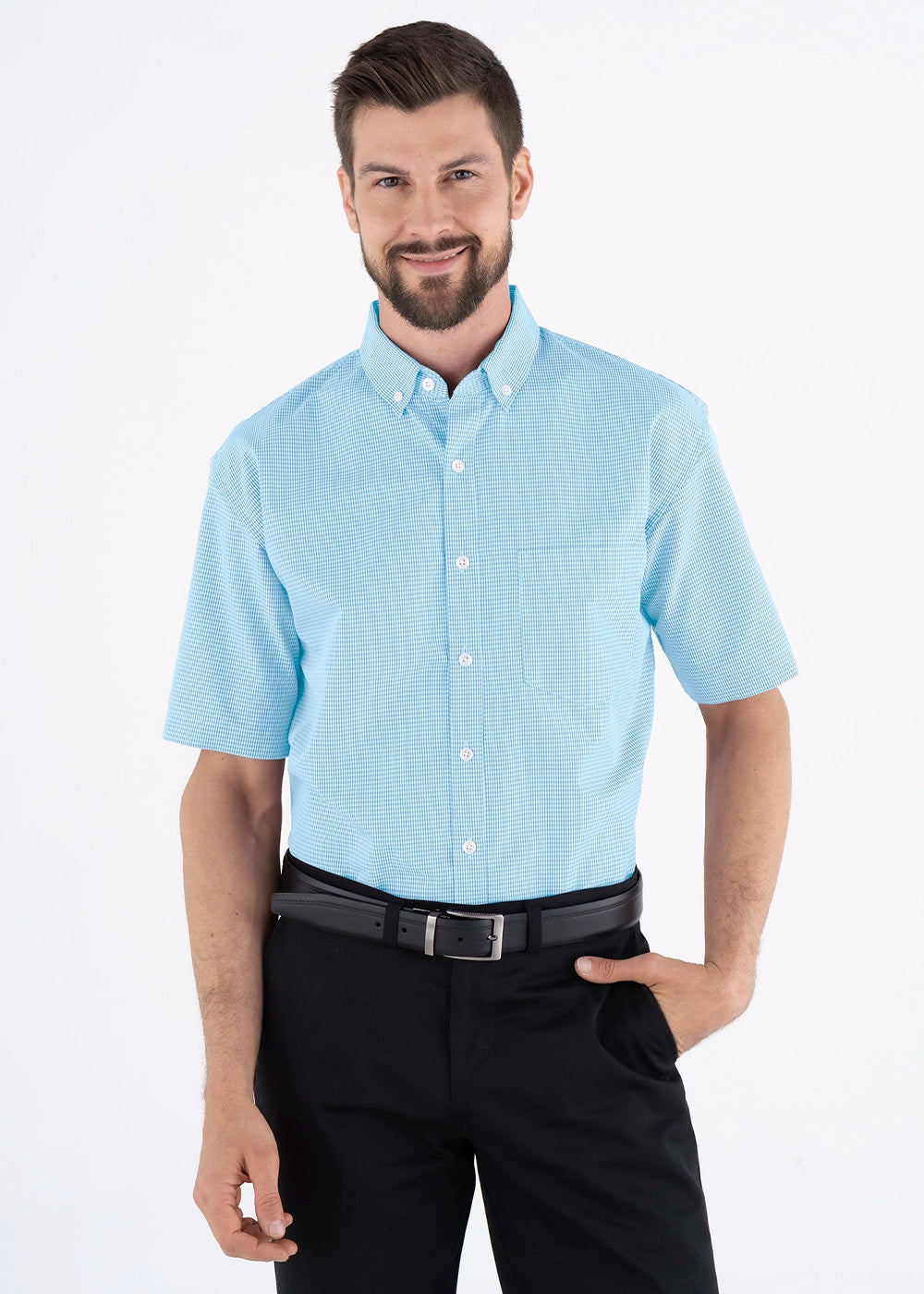 Camisa Hombre Manga Corta Dover