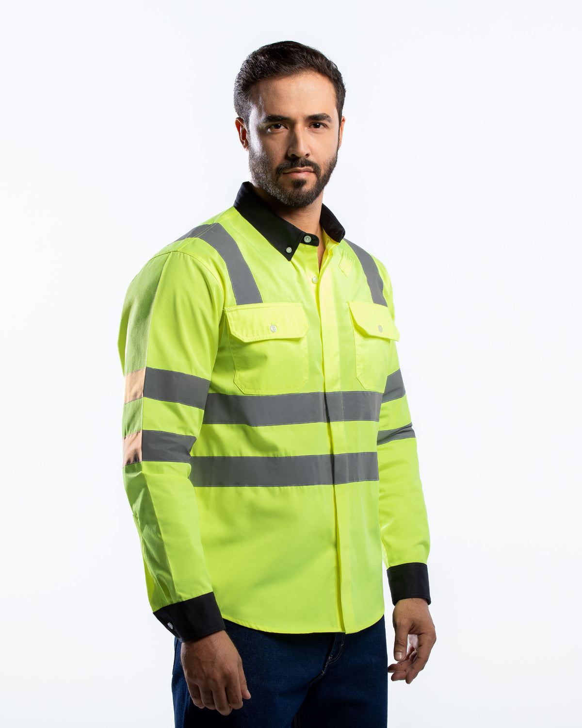Camisa Hombre Manga larga Hi Vis