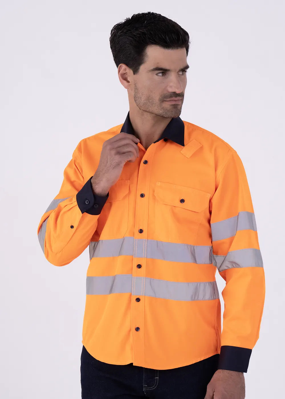 Camisa Hombre Manga larga Hi Vis