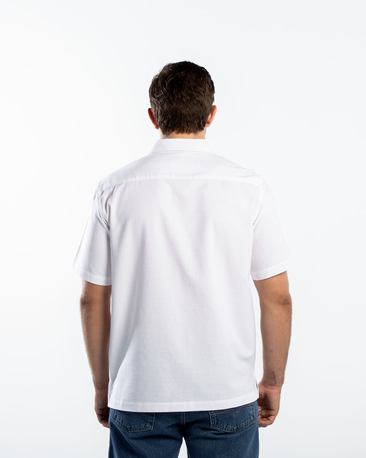Camisa Hombre Manga Corta Lino