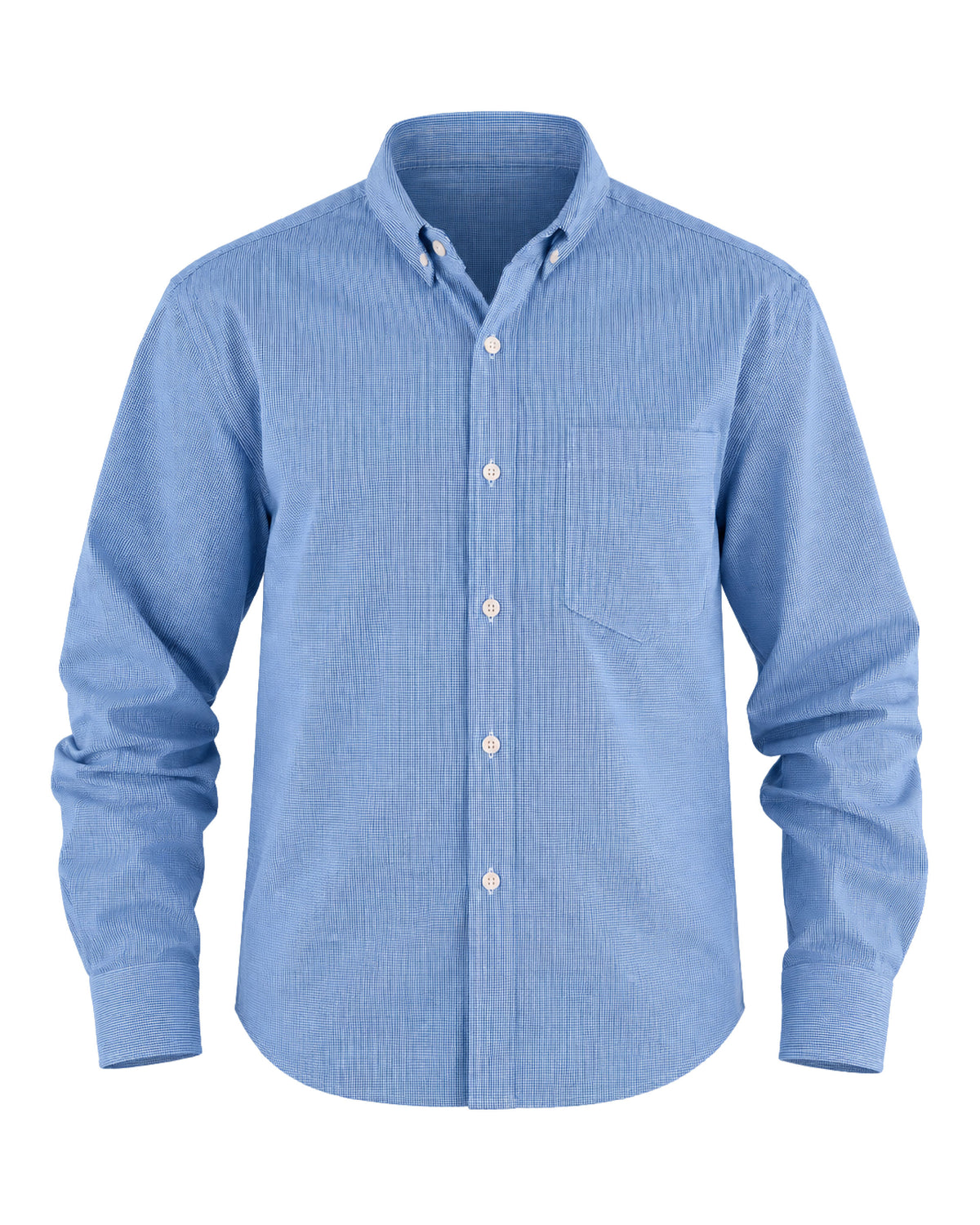 Camisa Hombre Manga Larga Microcuadro