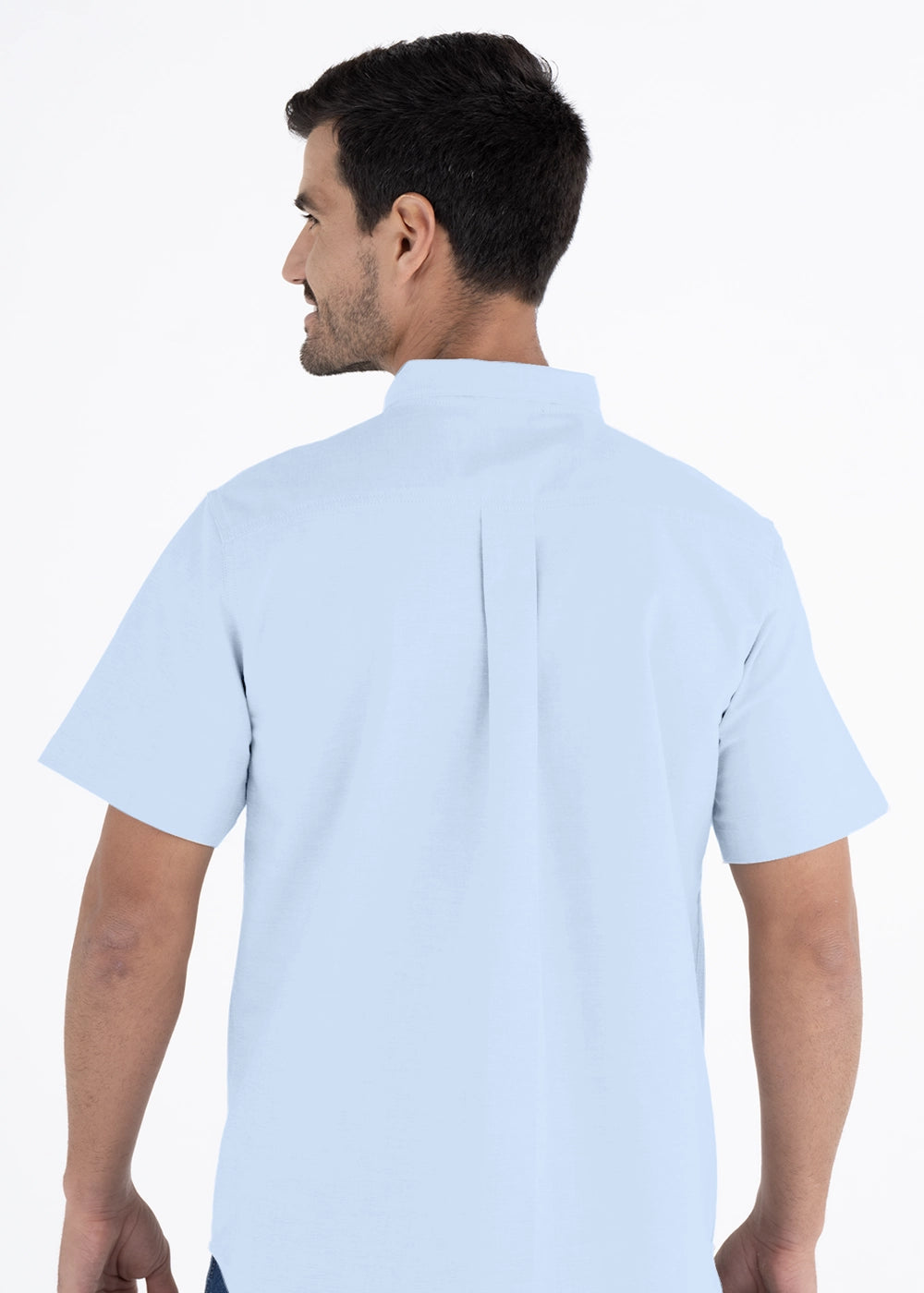 Camisa Hombre Manga Corta Oxford