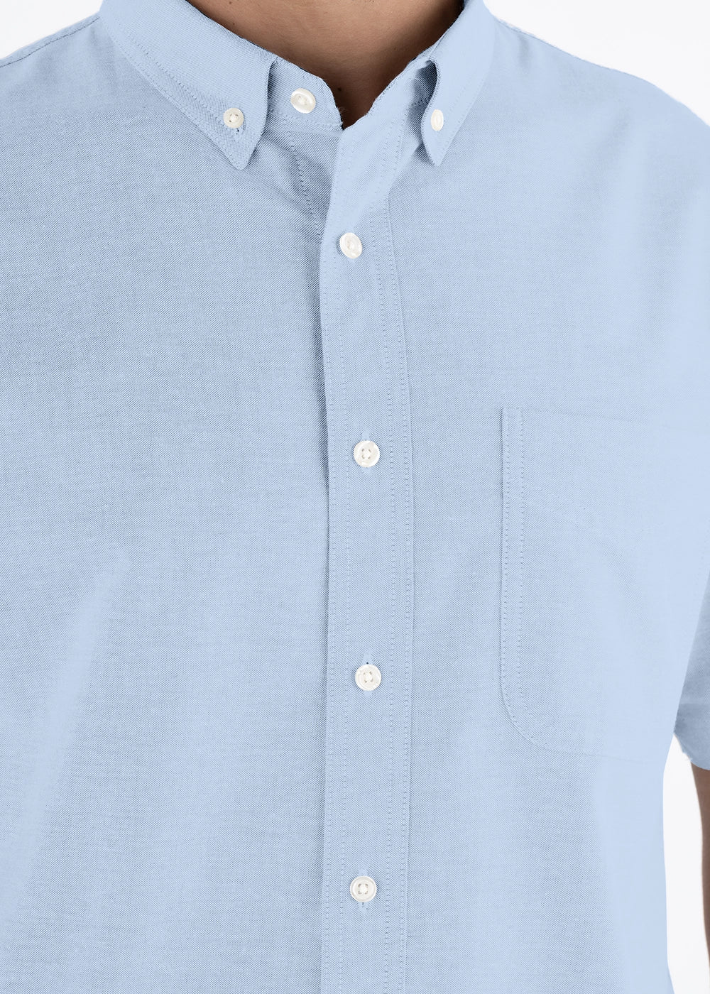 Camisa Hombre Manga Corta Oxford
