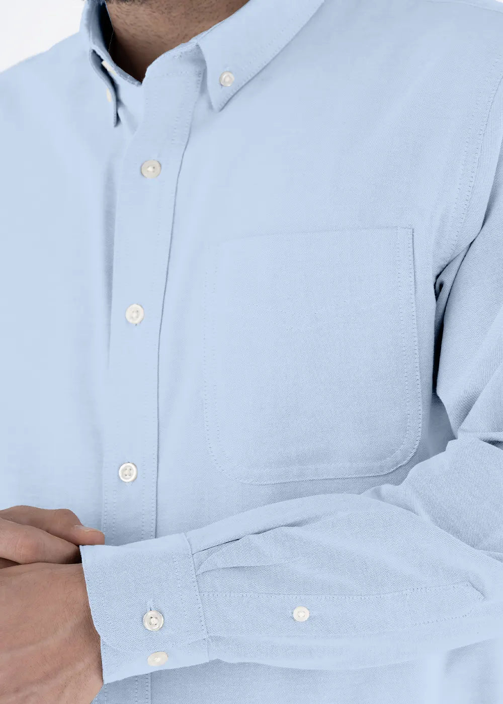 Camisa Hombre Manga Larga Oxford