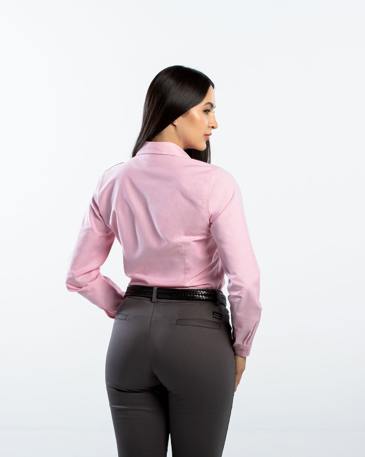 Blusa Mujer Manga Larga Oxford