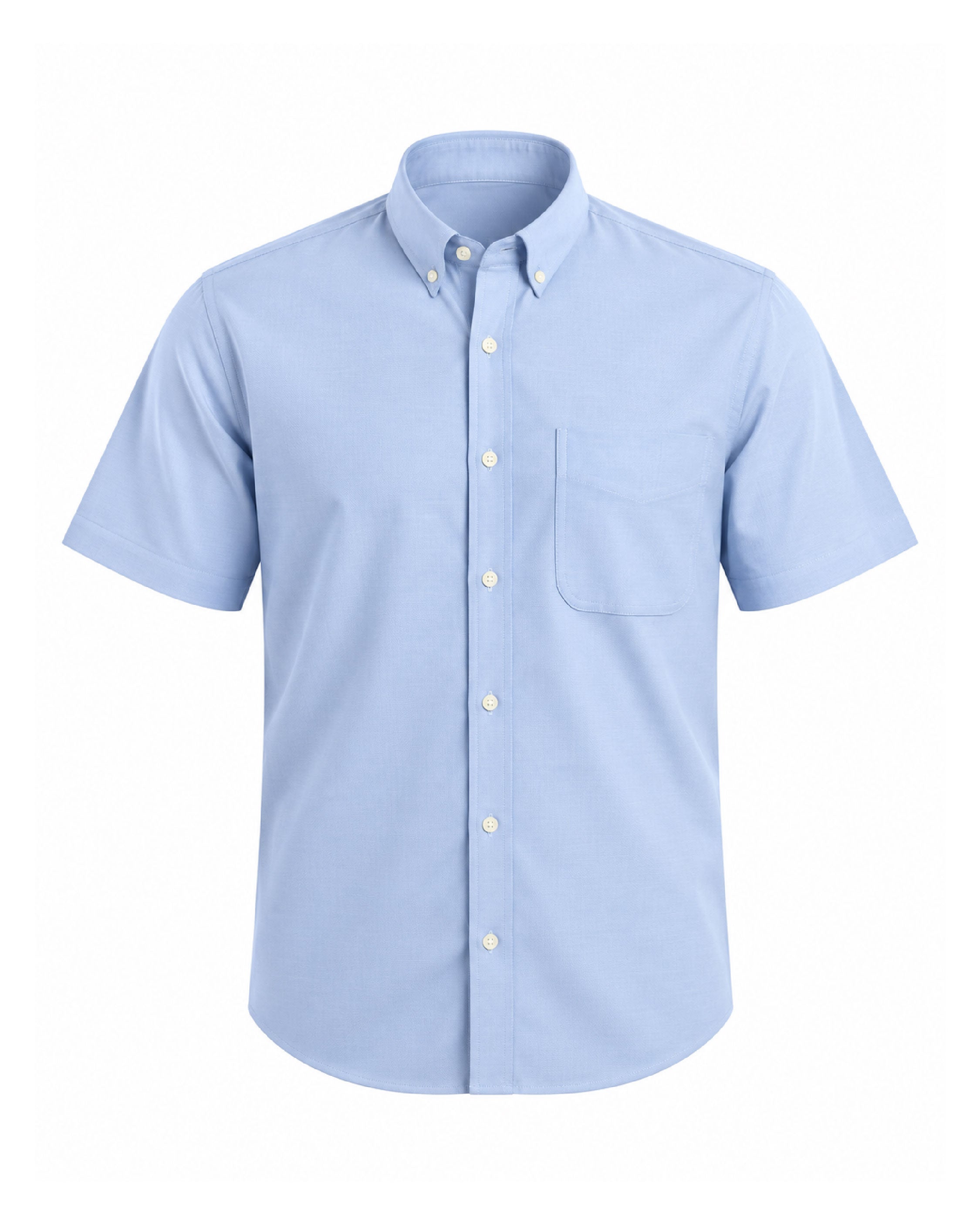 Camisa Hombre Manga Corta Oxford