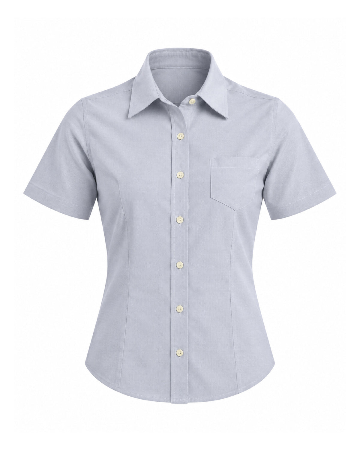 Blusa Mujer Manga Corta Oxford