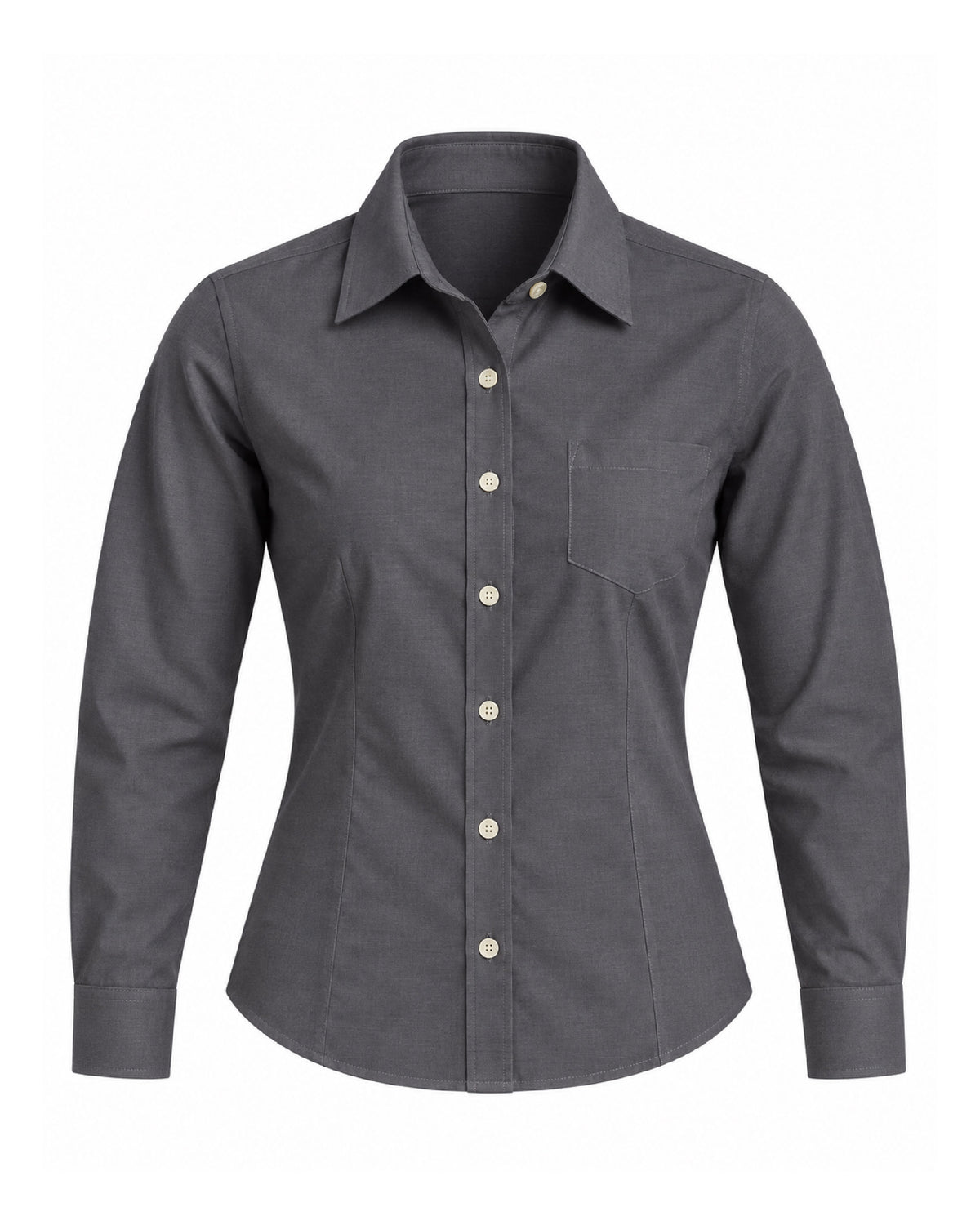 Blusa Mujer Manga Larga Oxford