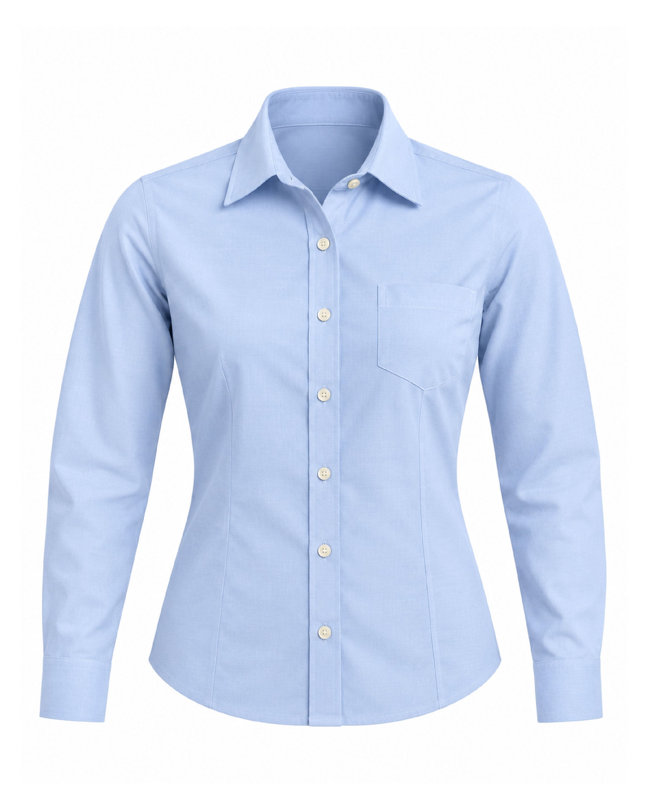 Blusa Mujer Manga Larga Oxford