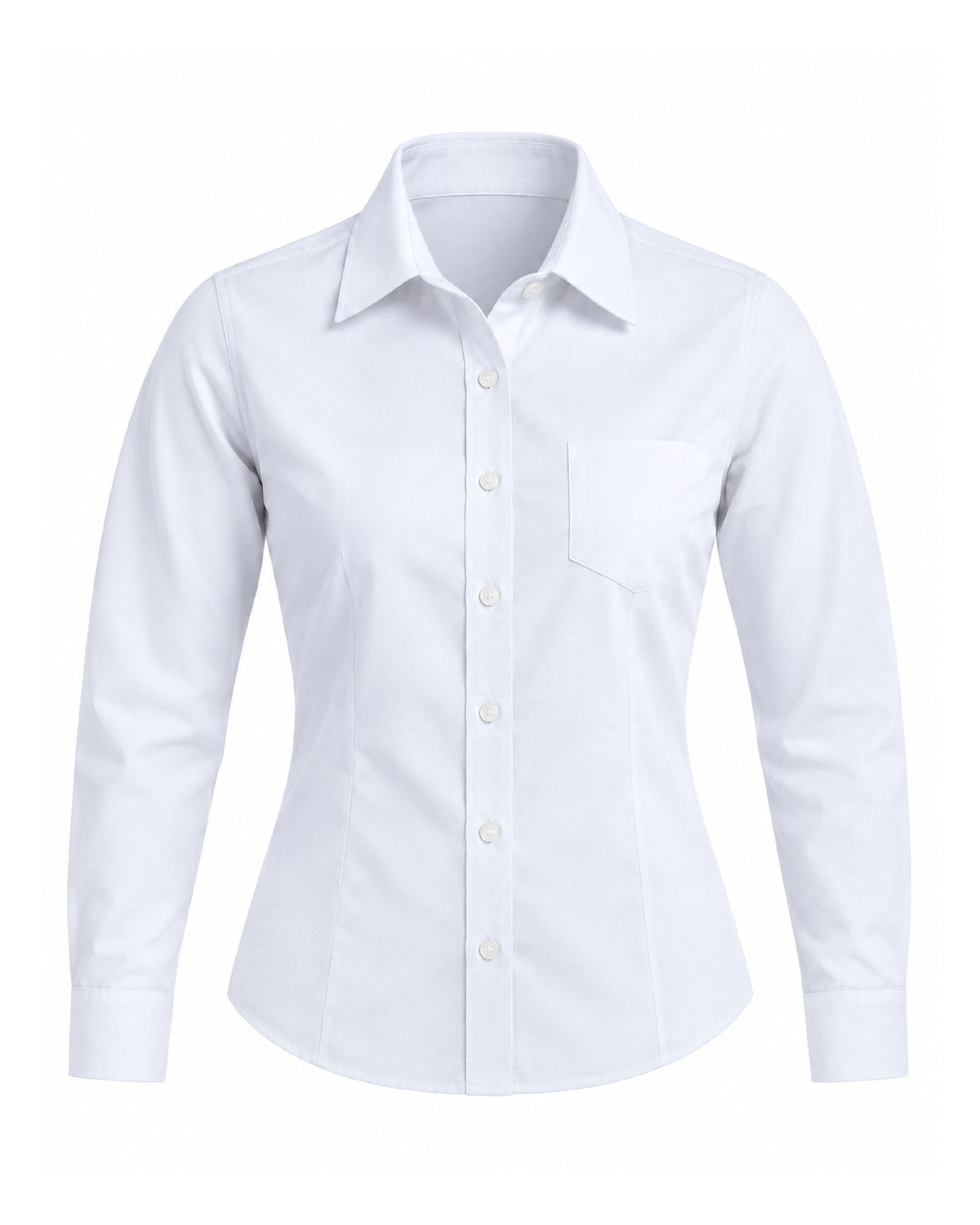 Blusa Mujer Manga Larga Oxford