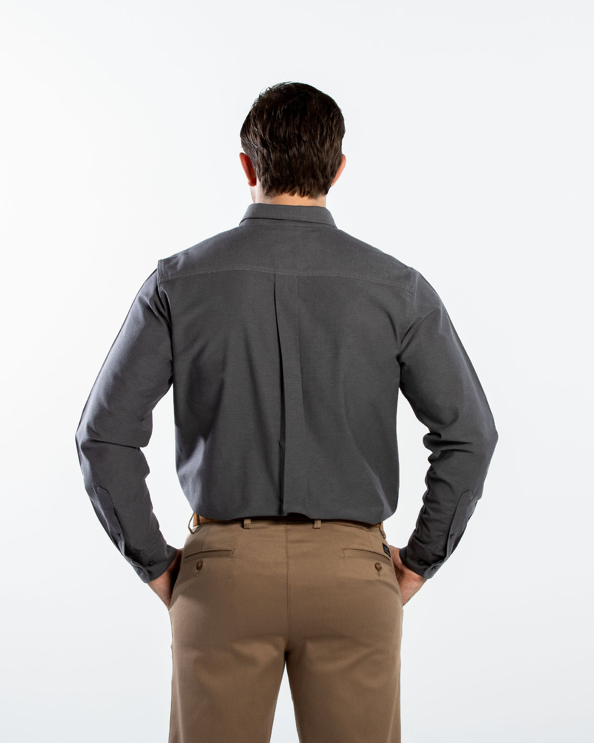 Camisa Hombre Manga Larga Oxford
