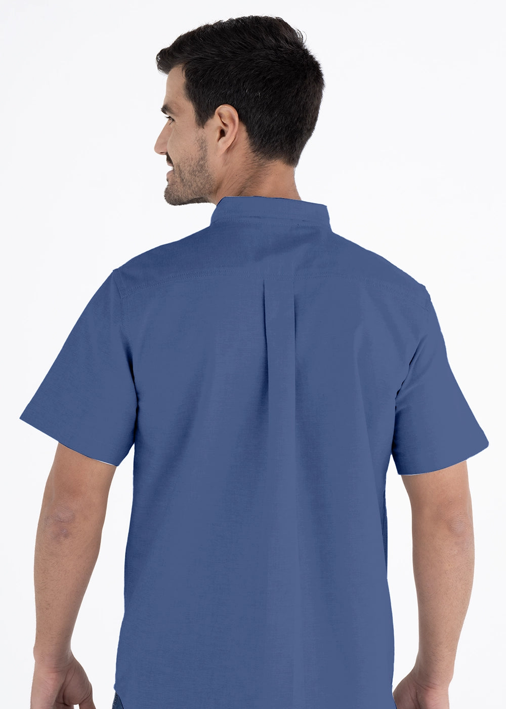 Camisa Hombre Manga Corta Oxford